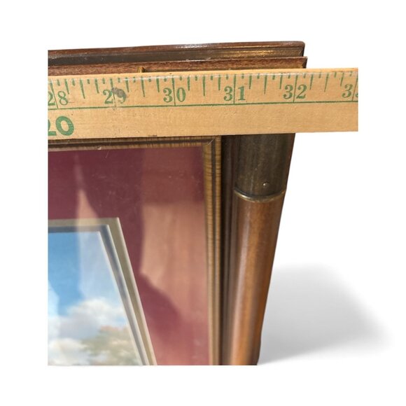 Framed Print Fox Hunters Vtg Art Equestrian Judith Gibson Brass Accents 39x32 - Picture 7 of 13